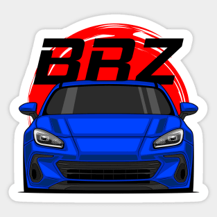 New Gen Blue BRZ MK2 Front JDM Sticker